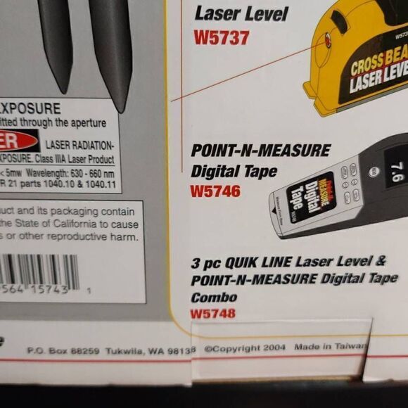 Performance Tool Professional Cross Beam Laser Level With Tripod - Picture 14 of 14